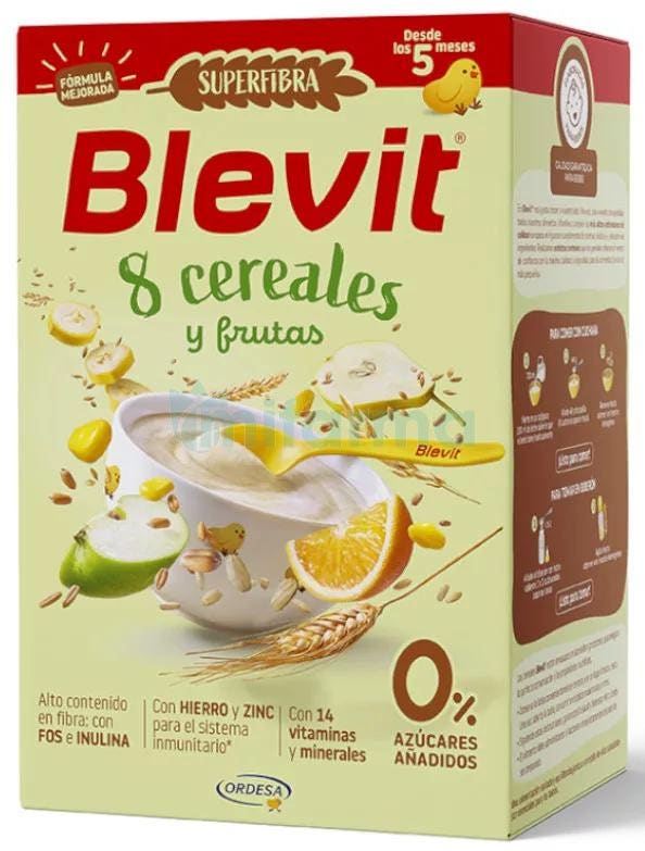 Blevit Plus Superfibra 5 Cereales 600Gr