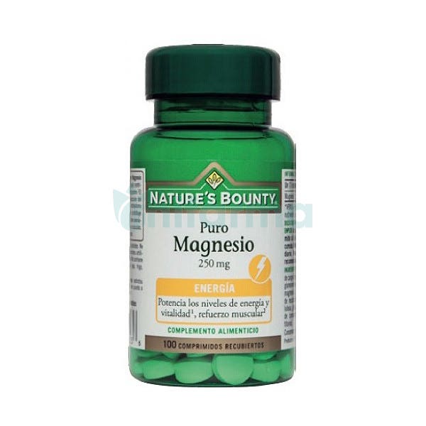 Nature's Bounty Puro Magnesio 250 mg 100 compr