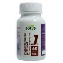 Multivitaminico y Mineral con luteina, licopeno y Q10 Sotya 820 mg 60 Capsulas