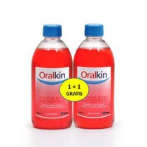OralKin Enjuague Bucal Antiseptico 500 ml 500 ml DUPLO