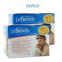 DrBrowns Discos desechables para los pechos 60 + 60 DUPLO